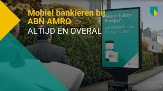 Mobiel bankieren bij ABN AMRO  altijd en overal [upl. by Kreager]