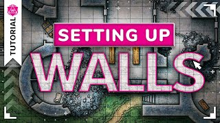 Set Up Walls for Dynamic Lighting on Your Map  Roll20 Tutorial [upl. by Kennedy]