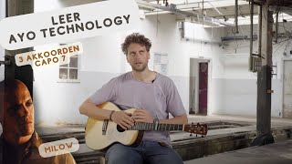 Hoe speel je Ayo Technology op gitaar van Milow met maar 3 akkoorden [upl. by Bertie885]