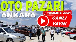 Oto Pazarı Canlı 👉 Araç Piyasası Son Durum 👉 Ankara Açık Oto Pazarı [upl. by Llevad615]