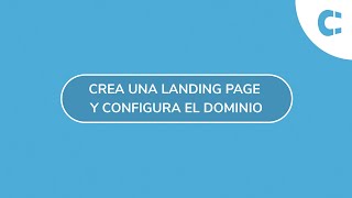 Crea una landing page y configura el dominio [upl. by Tobi]