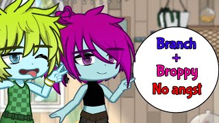 BROZONE REACT TO BRANCH  PART 2  GACHA REACTION VIDEO  trollsbandtogether [upl. by Atenek]