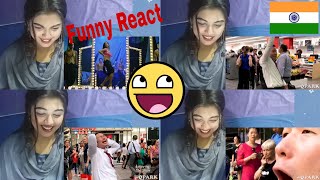 Foreigner React On Bollywood SONGS IN PUBLIC  Sheila Ki JawaniLovelyTu Cheez Badi HaiTunak Tunak [upl. by Sitto]