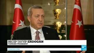 Erdogan reacts on downed Russian plane on FRANCE24 quotPutin has not returned my callquot [upl. by Theodora]