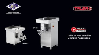 Stainless Steel Tabletop or Freestanding Meat Mincer Machine  Commercial Meat mincer [upl. by Peers]