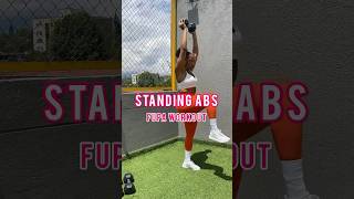 🔥Standing Abs FUPA Workout🔥 meal guides and programs on my profile [upl. by Latia]