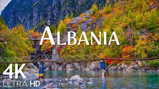 Albania 4K Ultra HD  Relaxing music Along With Beautiful Nature Videos  Relaxation Film [upl. by Licna404]