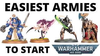 Easiest Armies to Start Warhammer 40K with Six Top Starter Factions [upl. by Nonez]