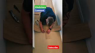 GOOD IDEA  INSTALLING VINYL flooring fypシ゚viral shortsvideo [upl. by Assetan]