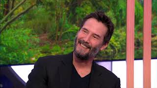 KEANU REEVES The Book of Elsewhere interview [upl. by Odraboel]