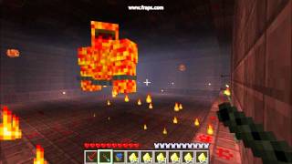 Minecraft Aether World Gold Boss Fight  Fastest Kill [upl. by Pantin]