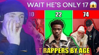 BEST RAPPERS BY AGE 665 🔥 [upl. by Ostler]