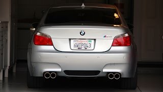 BMW E60 M5 Rear Bumper Removal DIY [upl. by Deehan]