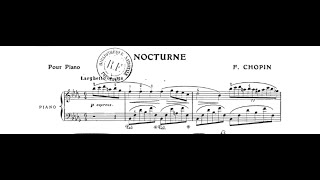 Frédéric Chopin  Nocturne Opus 9 No 1 B flat minor Piano sheet and music [upl. by Fabri815]