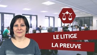 Le litige  Définition et charge de la preuve  Droit STMG  digiSchool [upl. by Terriss]