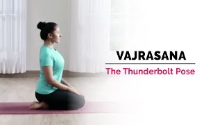 Vajrasana  Thunderbolt Yoga Pose  Steps  Benefits  Yogic Fitness [upl. by Niotna177]