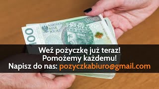 Pożyczka dla Ciebie w chwilach gdy potrzebujesz wsparcia finansowego [upl. by Oinoitna]