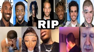 Live reactions to celebrity deaths [upl. by Hasty]