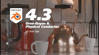 Blender 43 Deep Dive Exploring Diffuse Roughness amp Physical Conductor [upl. by Yanat740]