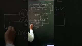 Finding Ammeter reading maths physicalquantities education [upl. by Aikin]