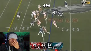 wow EightSixoKris Reacts to San Francisco 49ers vs Philadelphia Eagles  2023 Week 13 [upl. by Darach]