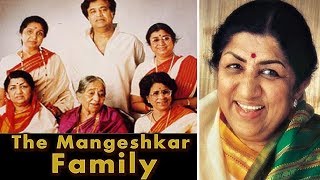 The Mangeshkar Family Of Bollywood  Lata Mangeshkar Asha Bhosle Usha Mangeshkar [upl. by Ingunna]