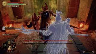 Crucible Knight amp Misbegotten Warrior Redmane Castle  Elden Ring  No Shield  Raw Combat Gameplay [upl. by Otanutrof292]