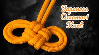 How to tie a Japan Omamori Knot StepbyStep Paracord Tutorial and Creative Applications [upl. by Malchy]