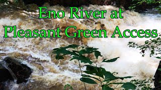 Eno River Pleasant Green Access After Hurricane Debby  Hillsborough NC [upl. by Matuag]