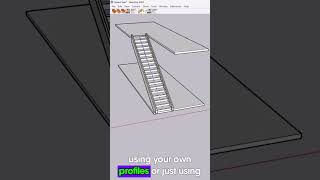 30 DAYS of sketchup Architectural Extensions  Day 11  Instant Stair Paid Extension [upl. by Baniaz]