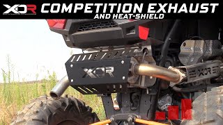 201619 Polaris RZR XPXP4 Turbo  XDR OffRoad Competition Exhaust amp Heatshield [upl. by Toblat360]