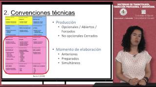 TRADUCCIÓN AUDIOVISUAL Y SUBTITULADO CONVENCIONES ESPACIOTEMPORALES TÉCNICAS Y LINGÜÍSTICAS [upl. by Robena]