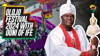 OONI OF ILE IFE CELEBRATES OLOJO FESTIVAL IN A GRAND STYLE [upl. by Snebur]