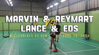 Millennials vs Gen Z Fun Games  October 19 2024  VCBC  Marvin amp Reymart vs Lance amp Eds [upl. by Lledyr104]