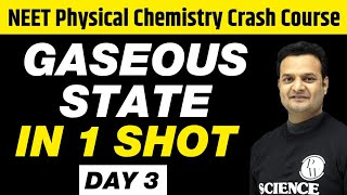 GASEOUS STATE in 1 Shot  All Concepts Tricks amp PYQs  Physical Chemistry Crash Course  UMEED [upl. by Ardme]