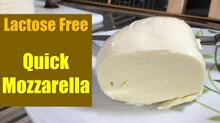 Lactose Free Quick Mozzarella Made with Real Milk [upl. by Aitsirhc]