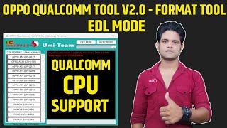 Oppo Qualcomm Tool V20  Unlock Tool  Edl Mode One Click [upl. by Morocco]