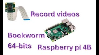 How to record videos with Picamera2 on Raspberry Pi Bookworm Edition [upl. by Elleinnod]