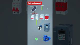 Solar VFD Connection with Changeover Switch electrician electronicselectricianlife electricity [upl. by Ynned]