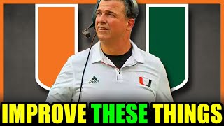 Miami Football  Where the Canes Need to Improve [upl. by Zetrok]