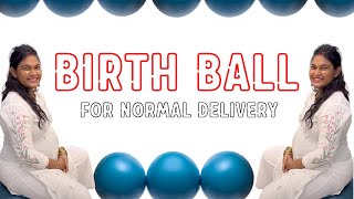 Birth ball for Normal Delivery nakshatra pregnancydiaries celebrity delivery actress [upl. by Adner]