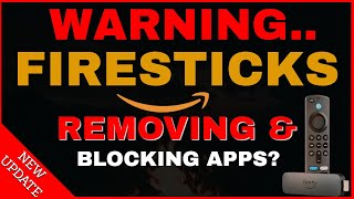 ARE FIRESTICKS REMOVING AND BLOCKING APPS [upl. by Trixi]