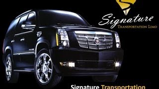 Signature Transportation Limo Service Newark Airport New Jersey EWR NJ [upl. by Nagol]