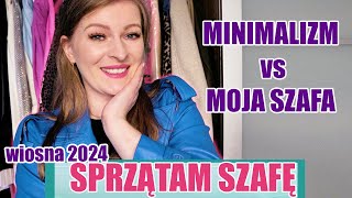 POZBYWAM SIĘ POŁOWY SZAFY PORZĄDKI W SZAFIE WIOSNA 2024 cz1 SPRZĄTAM SWOJĄ SZAFĘ [upl. by Claudy]