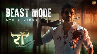 Beast Mode  Lyric Video Hindi  Beast  Thalapathy Vijay  Sun Pictures  Nelson  Anirudh [upl. by Earvin]