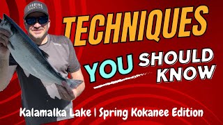 Trolling micro hootchies for BIG spring Kokanee fishing kokanee fishingtips [upl. by Rugen]