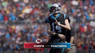 Madden NFL 25  Kansas City Chiefs 73 Vs Carolina Panthers 37 Simulation PS5 Week 12 [upl. by Ecinnej]