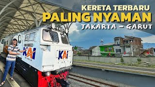 KERETA PAPANDAYAN  Perjalanan Perdana  Pilihan Baru Eksekutif  Premium rute Jakarta  Garut [upl. by Lajes]