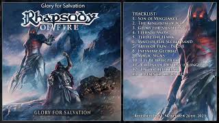 Rhapsody of Fire  Glory for Salvation Full Album [upl. by Eedahs117]