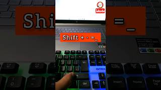 How to press underscore shorts youtubeshorts [upl. by Ekle]